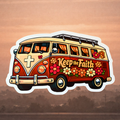 Holy Retro Van Vinyl sticker