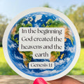 Genesis Planet Earth Christian Vinyl Sticker