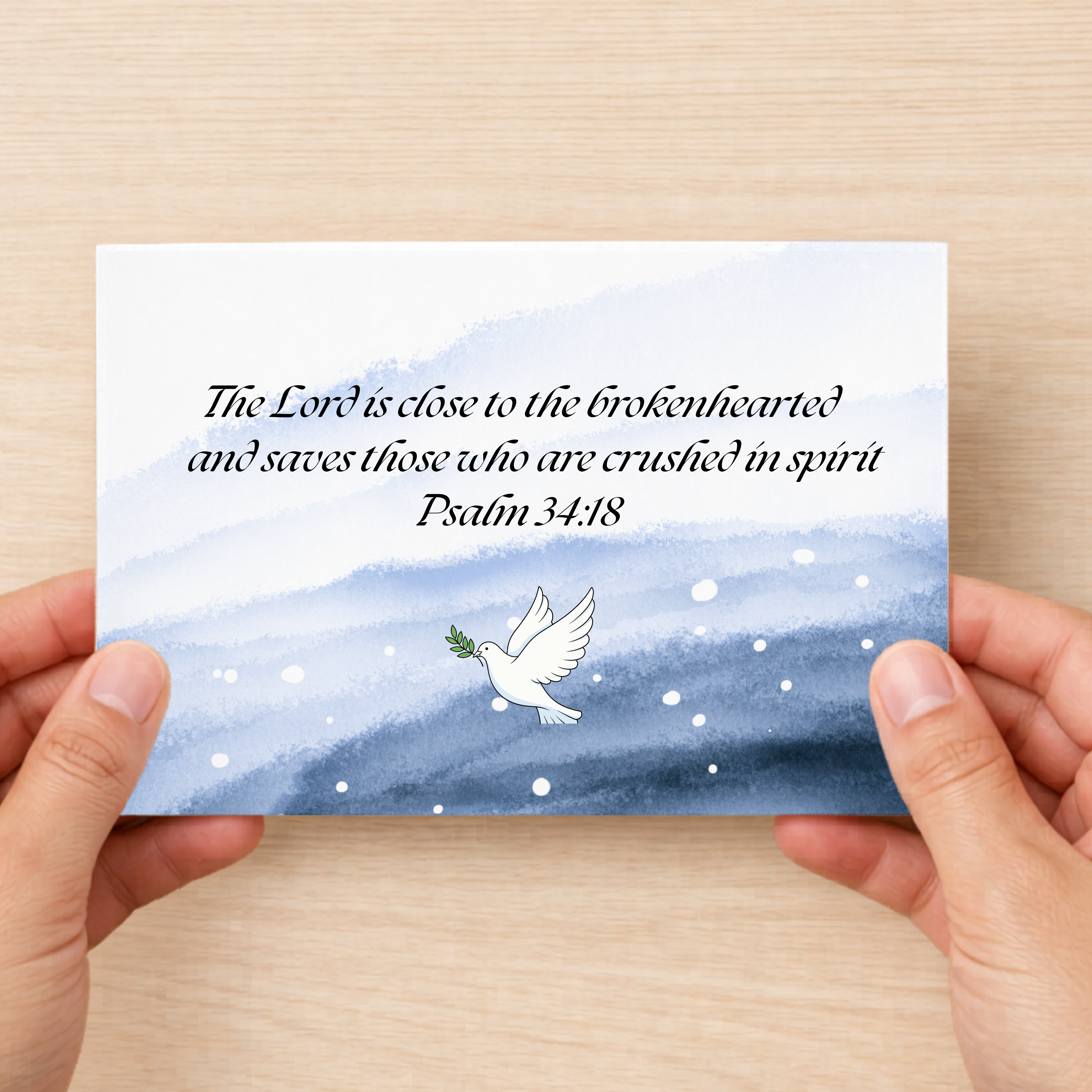 Sympathy Card-Proverbs 3:5-6 Trust in the Lord