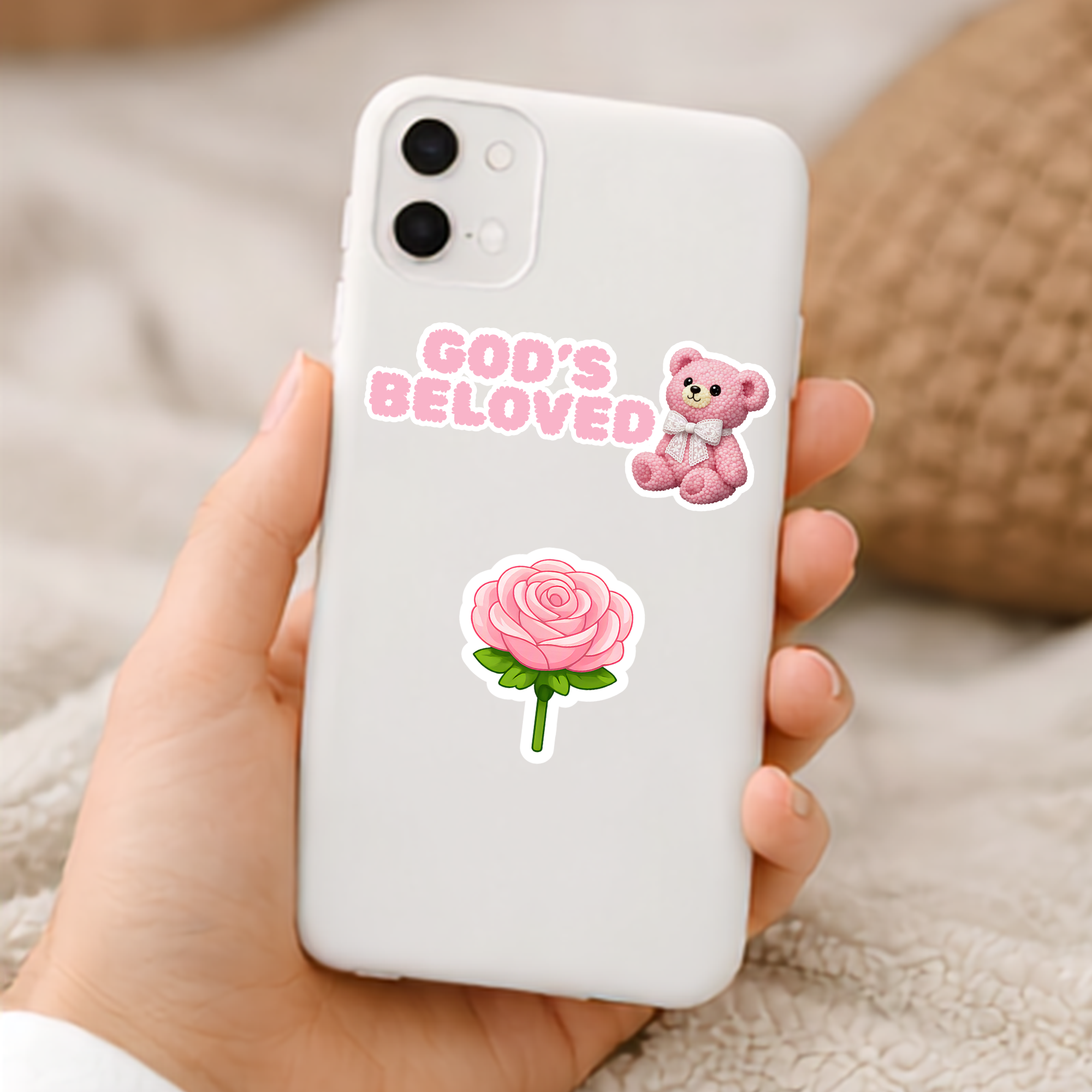 God's Girl sticker sheet Digital Download