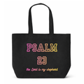 Psalm 23 Tote bag Citrus Black