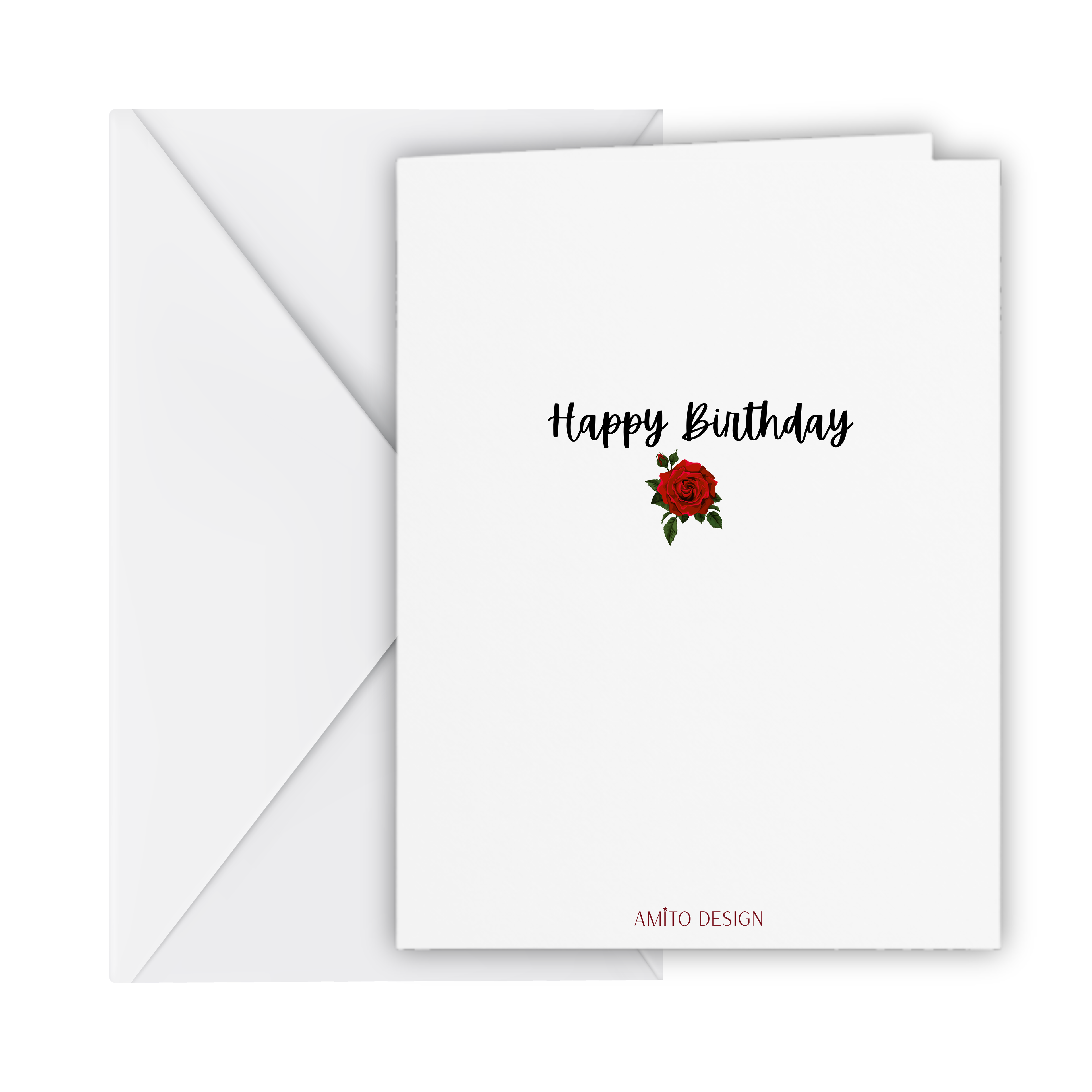 Rose Luke 1:45 Birthday card for women and girls
