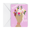 Women of God flower greeting card