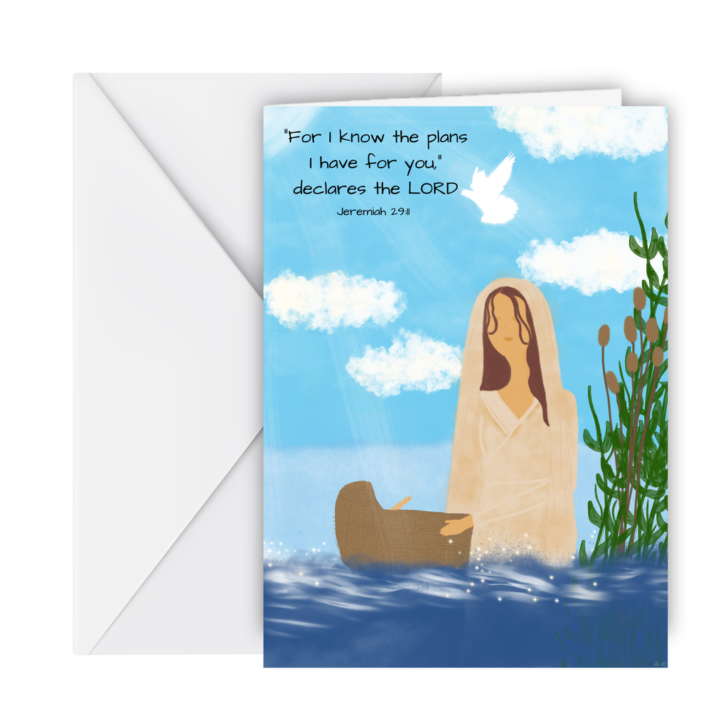 For I know the plans I have for you greeting card