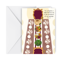 You prepare a table before me greeting card